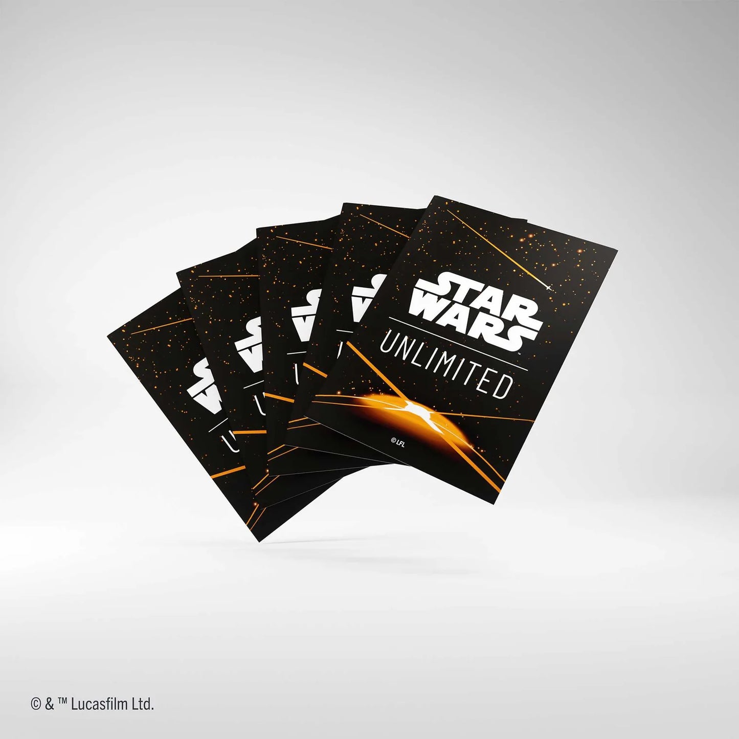 Gamegenic Star Wars: Unlimited Premium Art Sleeves - Card Back Orange
