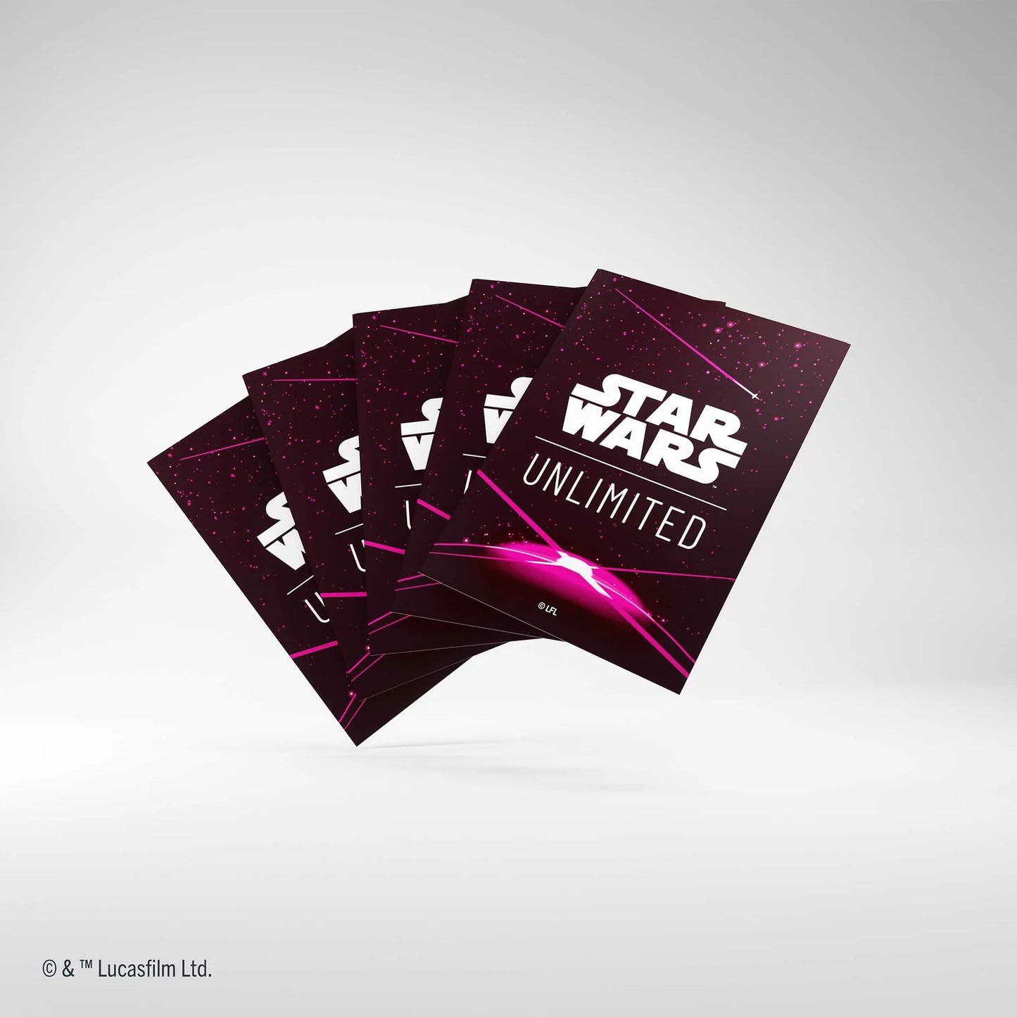 Gamegenic Star Wars: Unlimited Premium Art Sleeves - Card Back Magenta