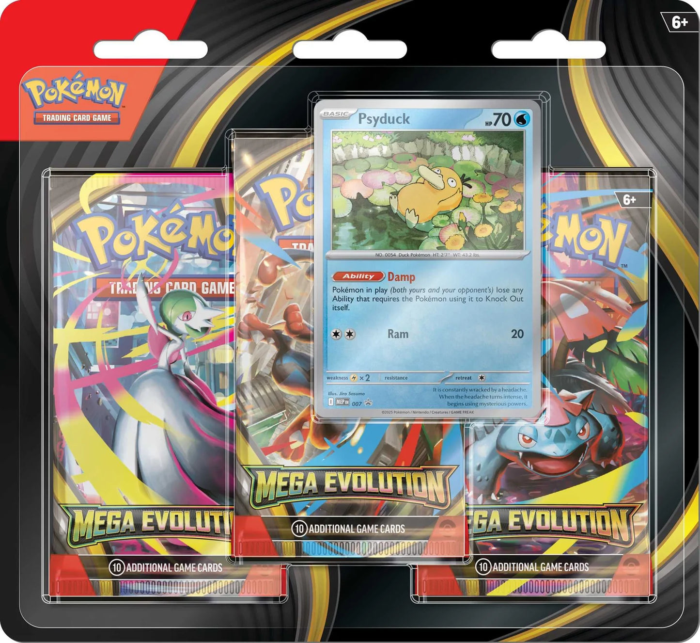 Mega Evolutions 3 Pack Blister - Psyduck