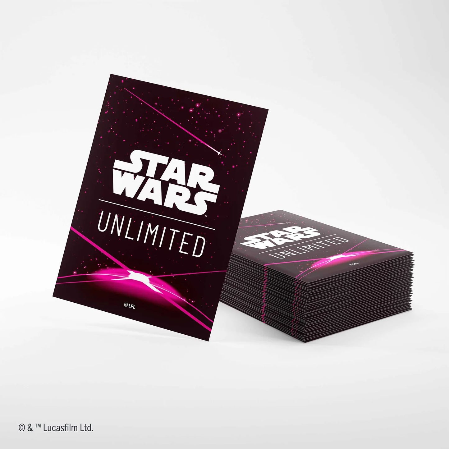 Gamegenic Star Wars: Unlimited Premium Art Sleeves - Card Back Magenta