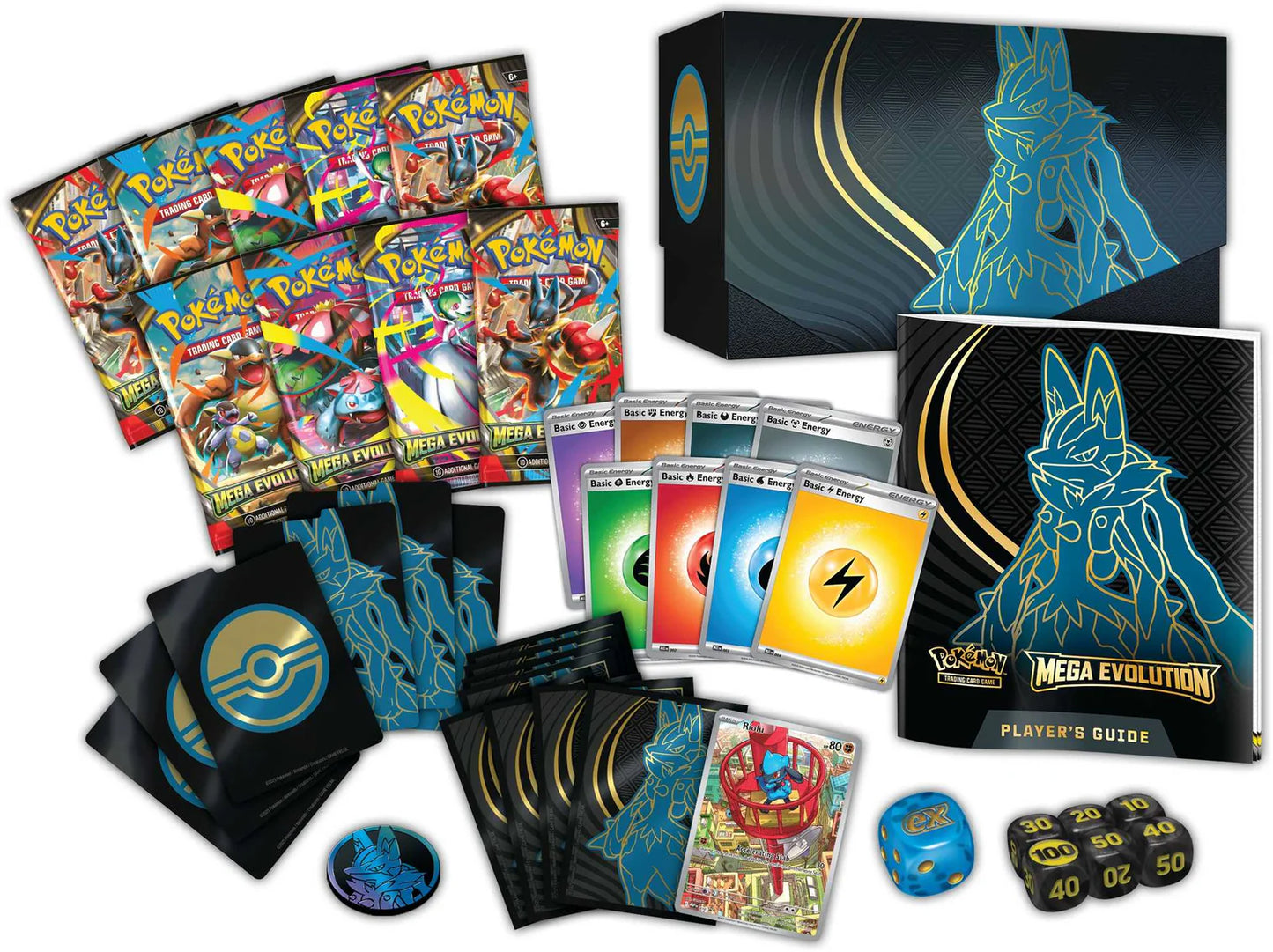 Mega Evolution Elite Trainer Box - Lucario - Pokémon TCG