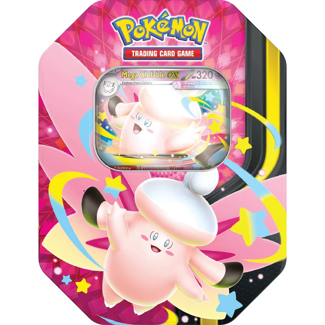 Mega Moonlit Tin Clefable - Pokémon TCG