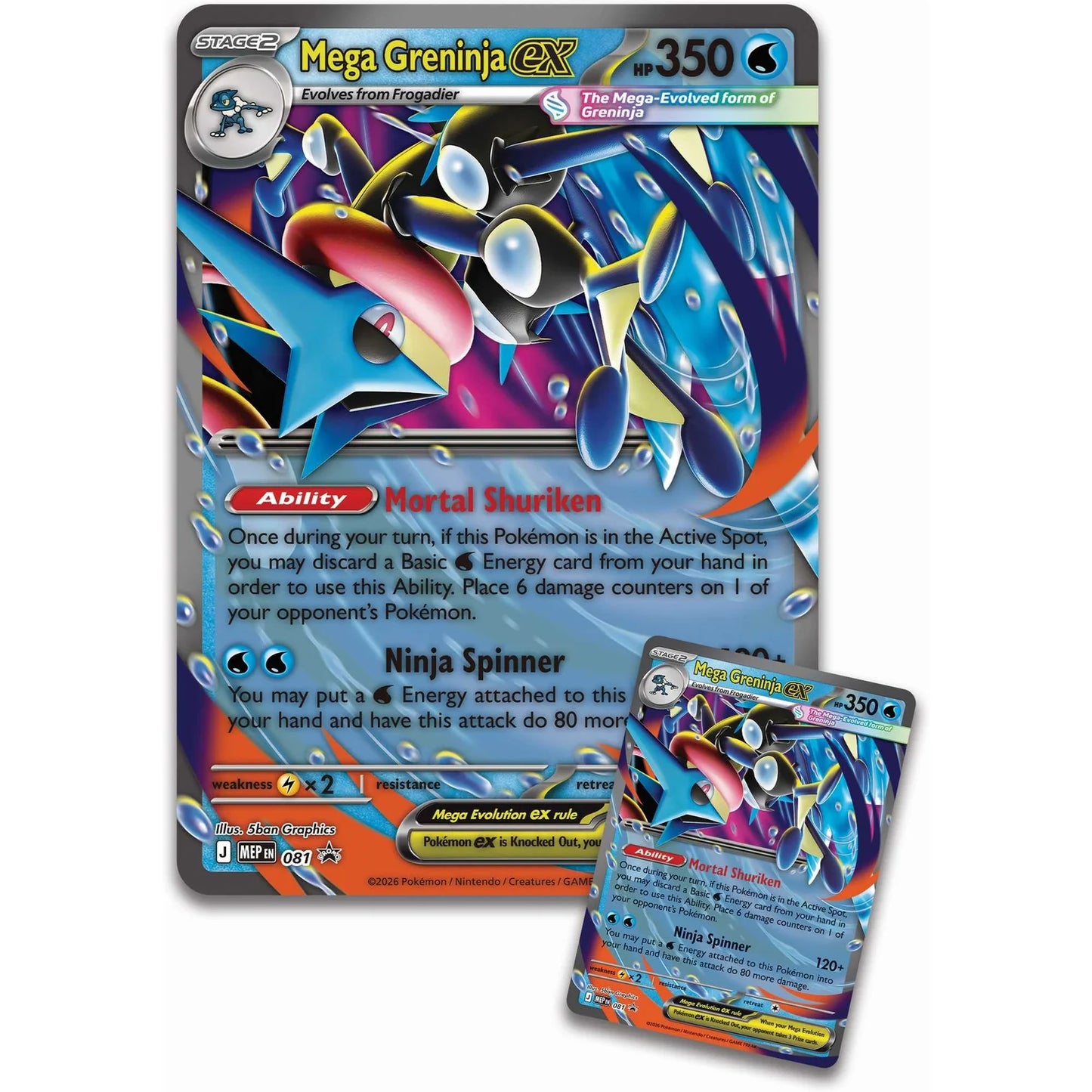 Mega Greninja ex Premium Collection - Pokémon TCG