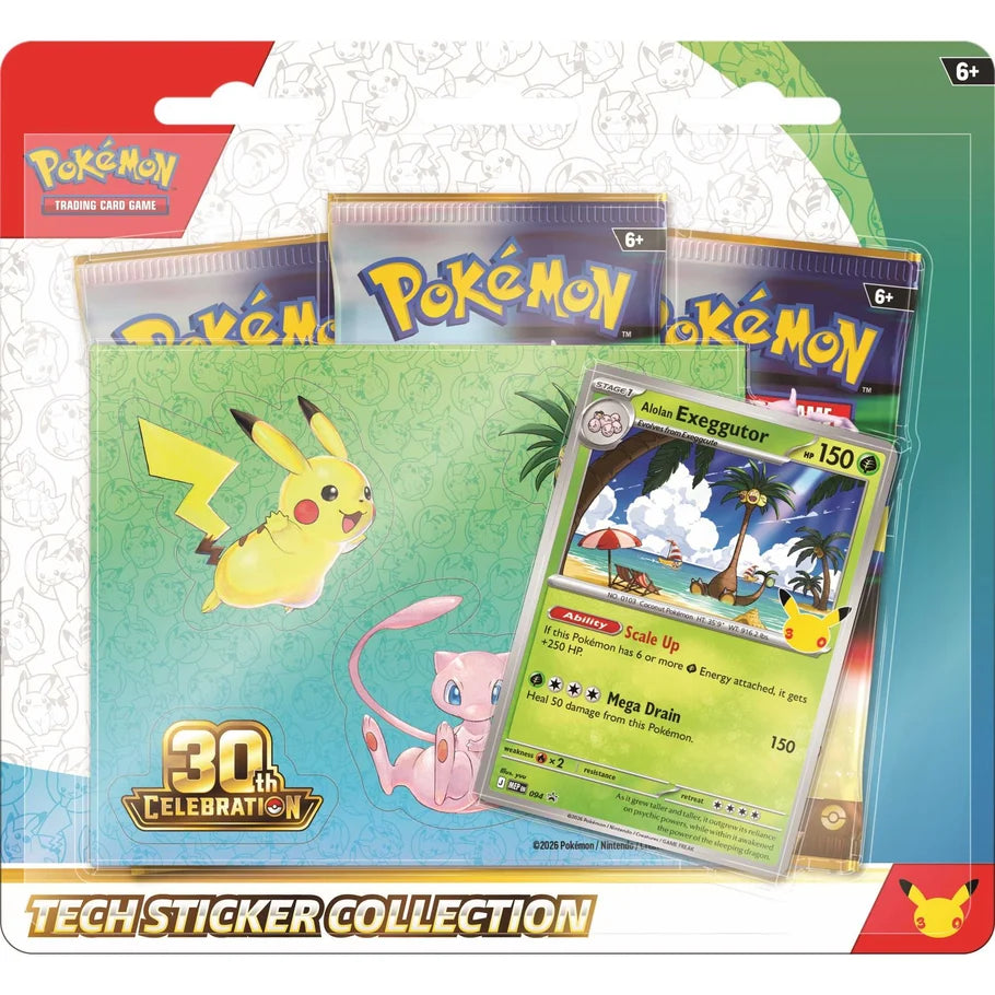 Tech Sticker Collection (Alolan Exeggutor) - 30th Celebration - Pokémon TCG