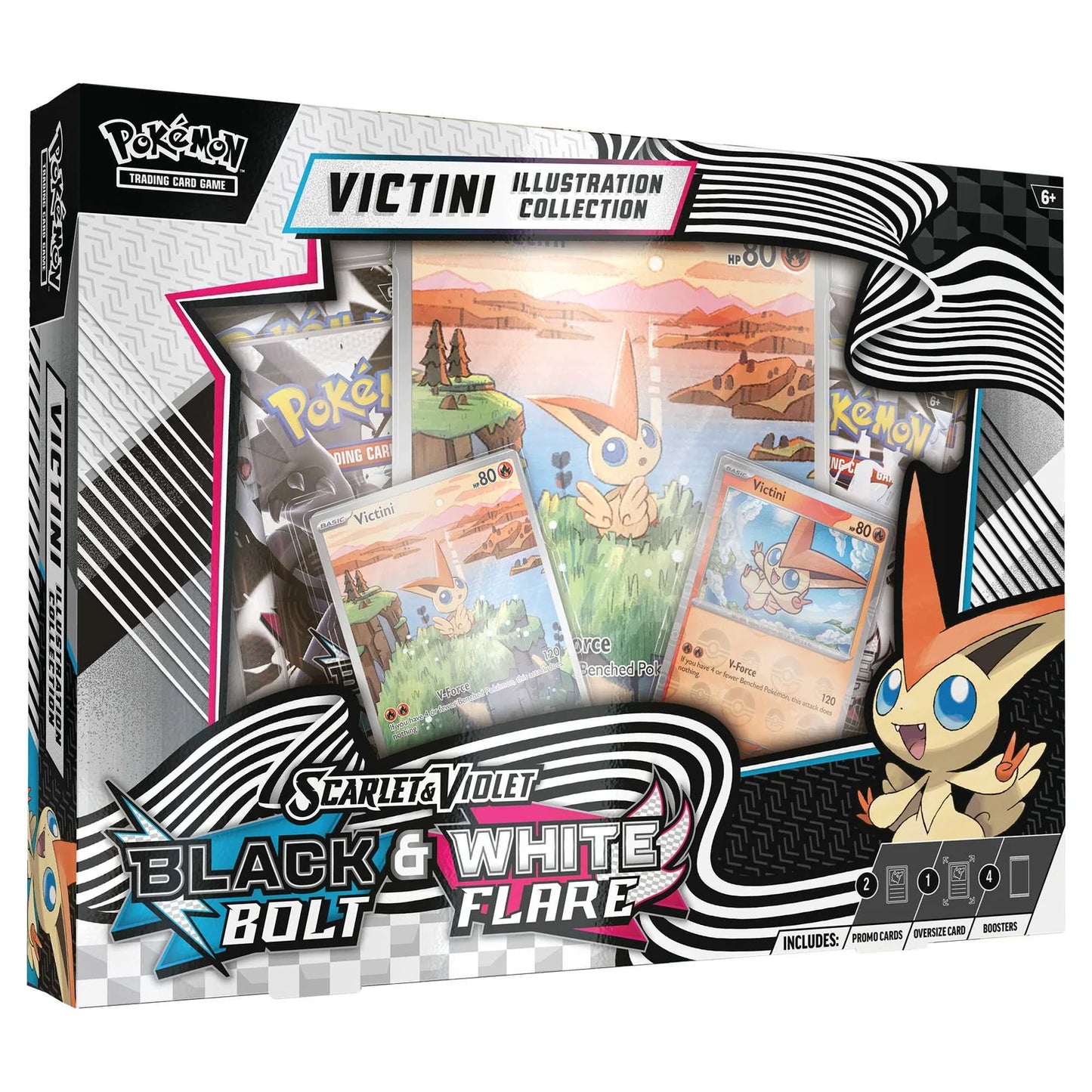 Unova Victini Illustration Collection - Black Bolt & White Flare - Pokémon TCG