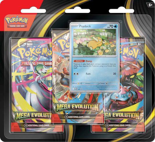 Mega Evolutions 3 Pack Blister - Psyduck