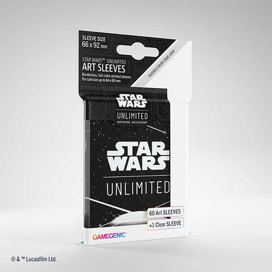 Gamegenic Star Wars: Unlimited Art Sleeves - Back/White