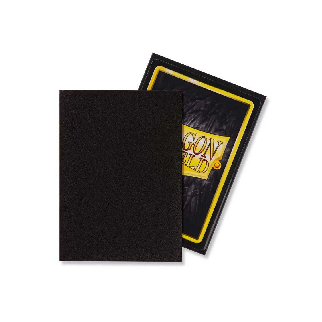 Dragon Shield Matte- Black (100 Standard Size Sleeves)