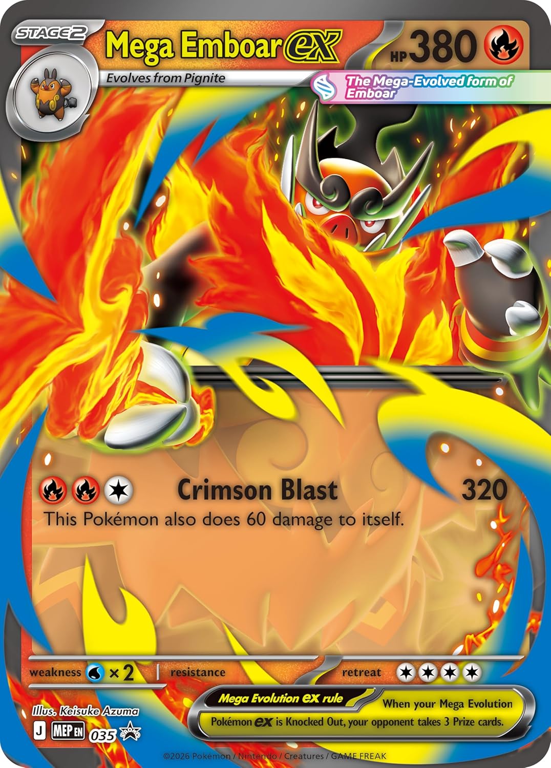 Ascended Heroes - Mega Emboar ex Box - Pokémon TCG