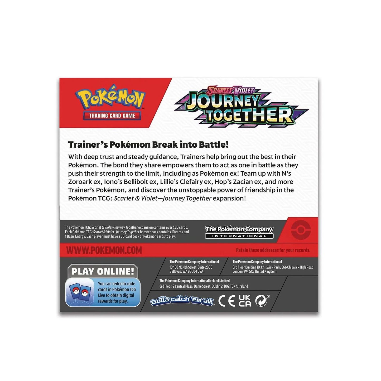 Journey Together Booster Box - 36 Pack - Pokémon TCG Scarlet & Violet